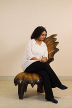 SCORCHED AUTUMN LEAF CHAIR
